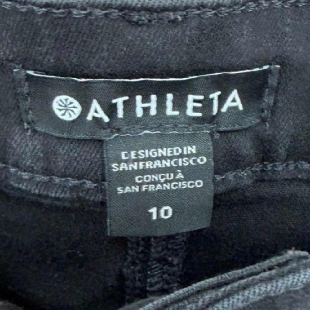 Athleta Flex Ultra Skinny Jean Black Womens‎ 10 High Rise Stretch Denim Gorpcore - Picture 7 of 9